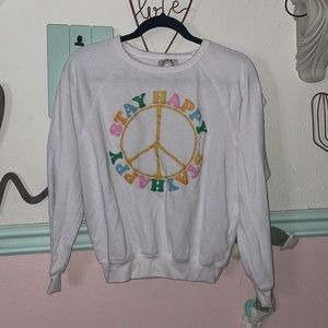 Stay Happy Peace Sweatshirt